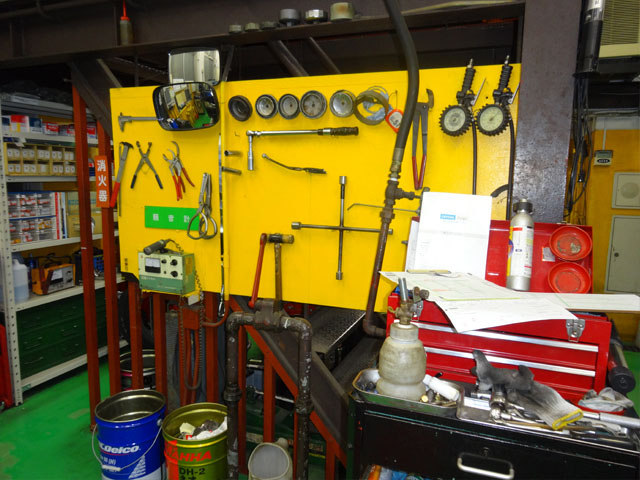 車の組み付け道具